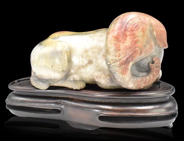 Chinese Jade Carved Elephant, Yuan / Ming Dynasty