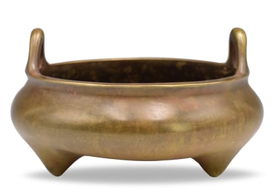 Chinese Bronze Censer,18th C.