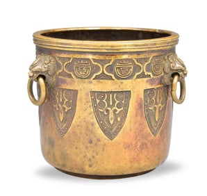 Chinese Bronze Cylindrical Censer,19th C.