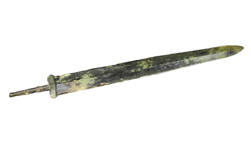 Chinese Ritual Bronze Sword, Warring State Period