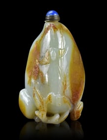 Chinese Jade Carved Snuff Bottle