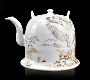Chinese Qianjiang Enameled Teapot, ROC Period