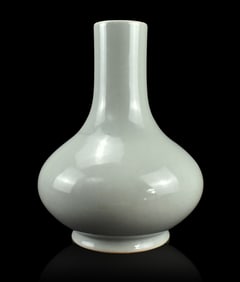Chinese Celadon Glazed Vase, 19th C.