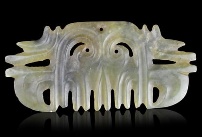 Chinese Archaic Jade Carved Comb