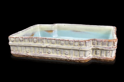Chinese Yixing Zisha Jun Glaze Planter, ROC Period