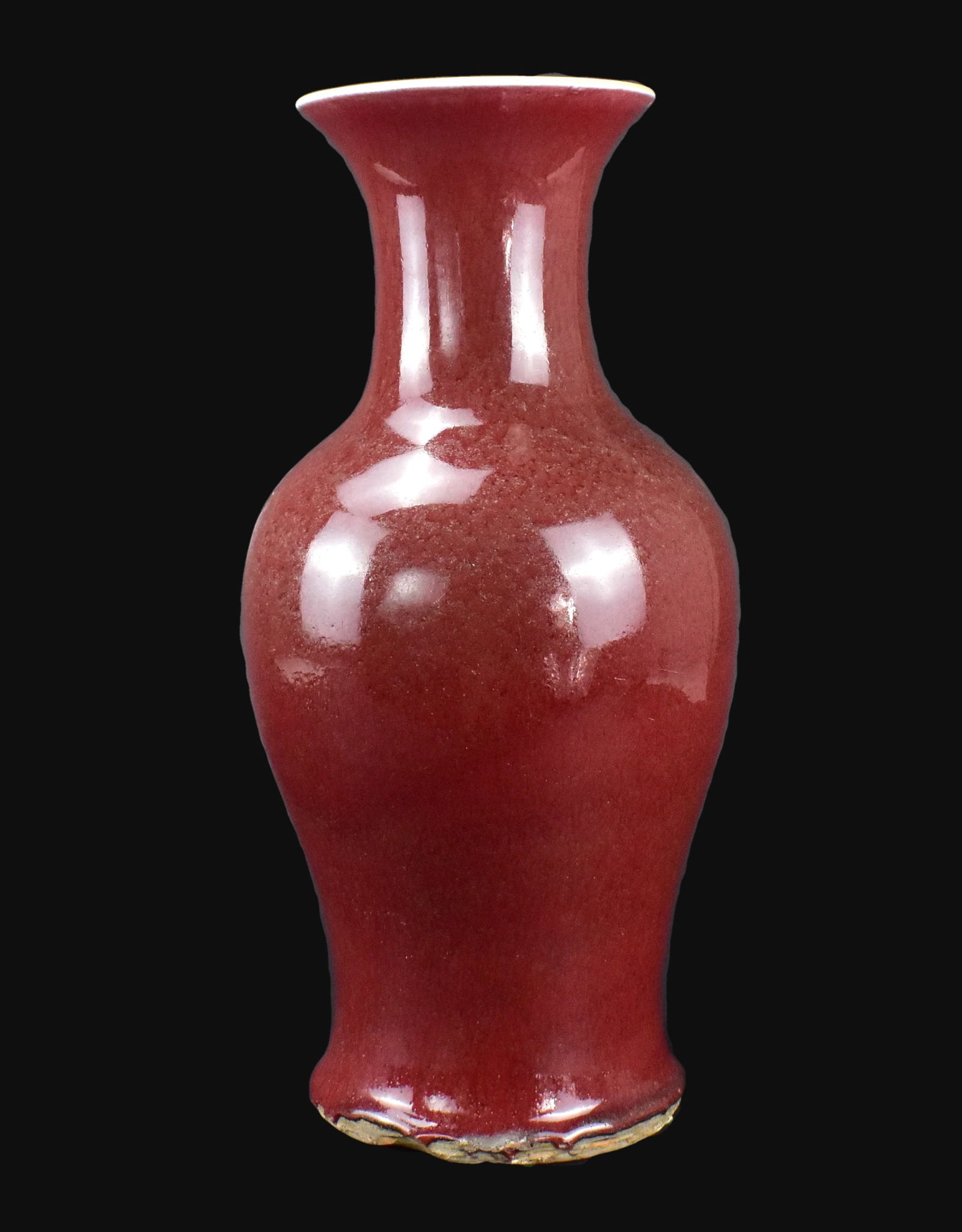 Chinese Sang de Boeuf Baluster Vase, 19th C. (1 of 10)