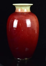 Chinese Langyao Glazed Vase, 19th C.