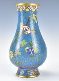 Chinese Cloisonne Vessel 'Zhi" Vase, 19th C.