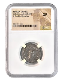 AD 253-268 Roman Empire Gallienus Silver Coin