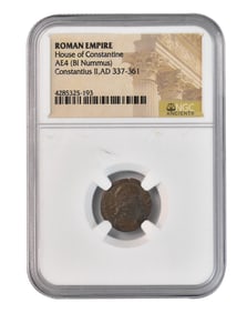 AD 337-361 Roman Empire House of Constantine Coin