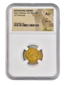AD582-602 Byzantine Empire Maur.Tiberius Gold Coin