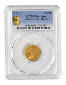 1913 USA 2.5 Dollar Gold Coin