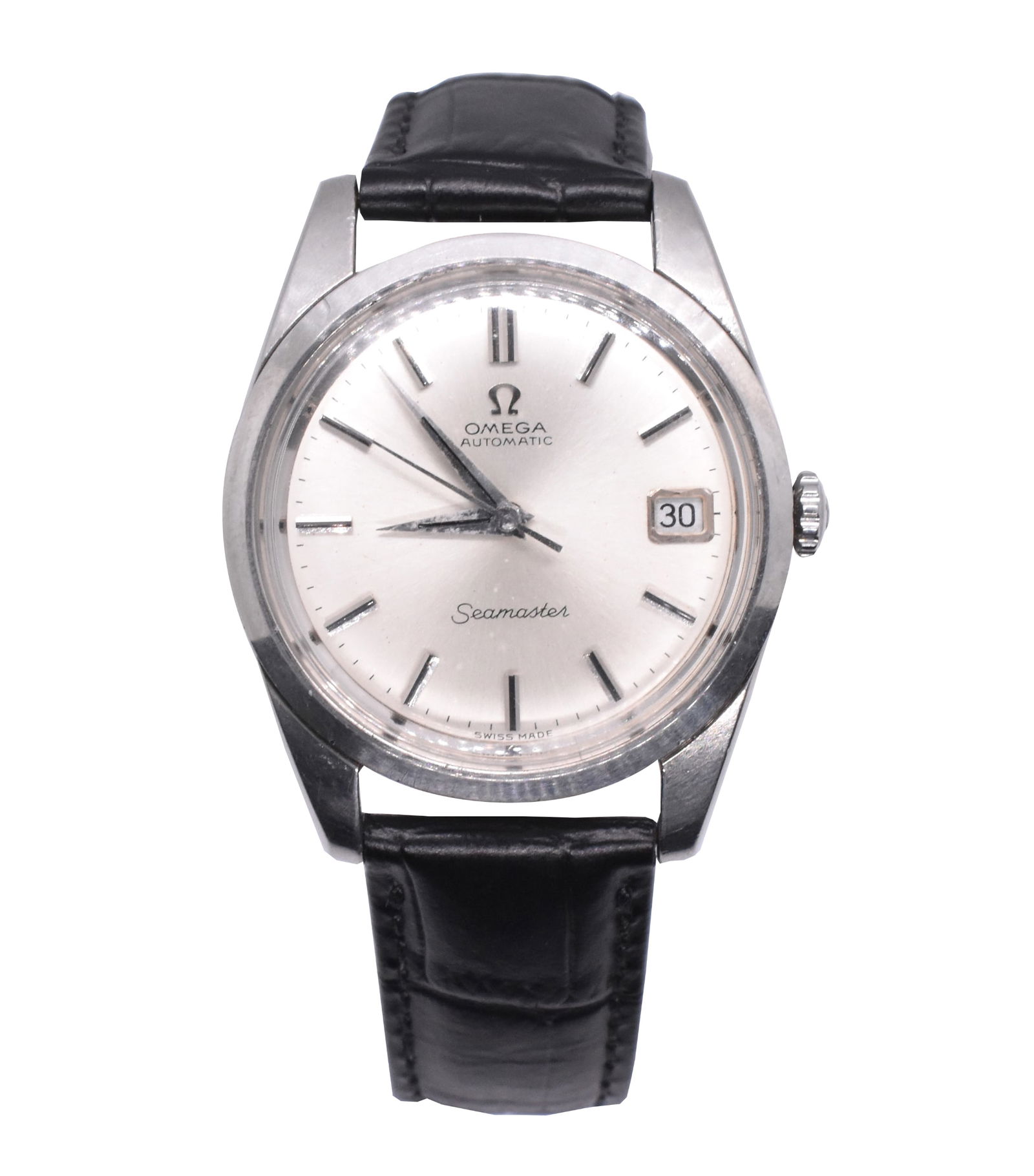 Omega Automatic Seamaster Watch Leather Band (1 of 9)