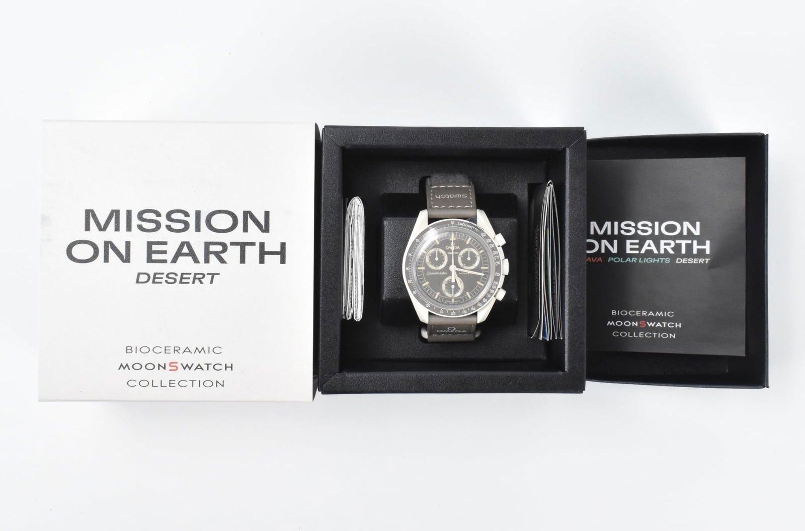 MoonSwatch Mission Earth Desert Omega Swatch Watch (1 of 10)