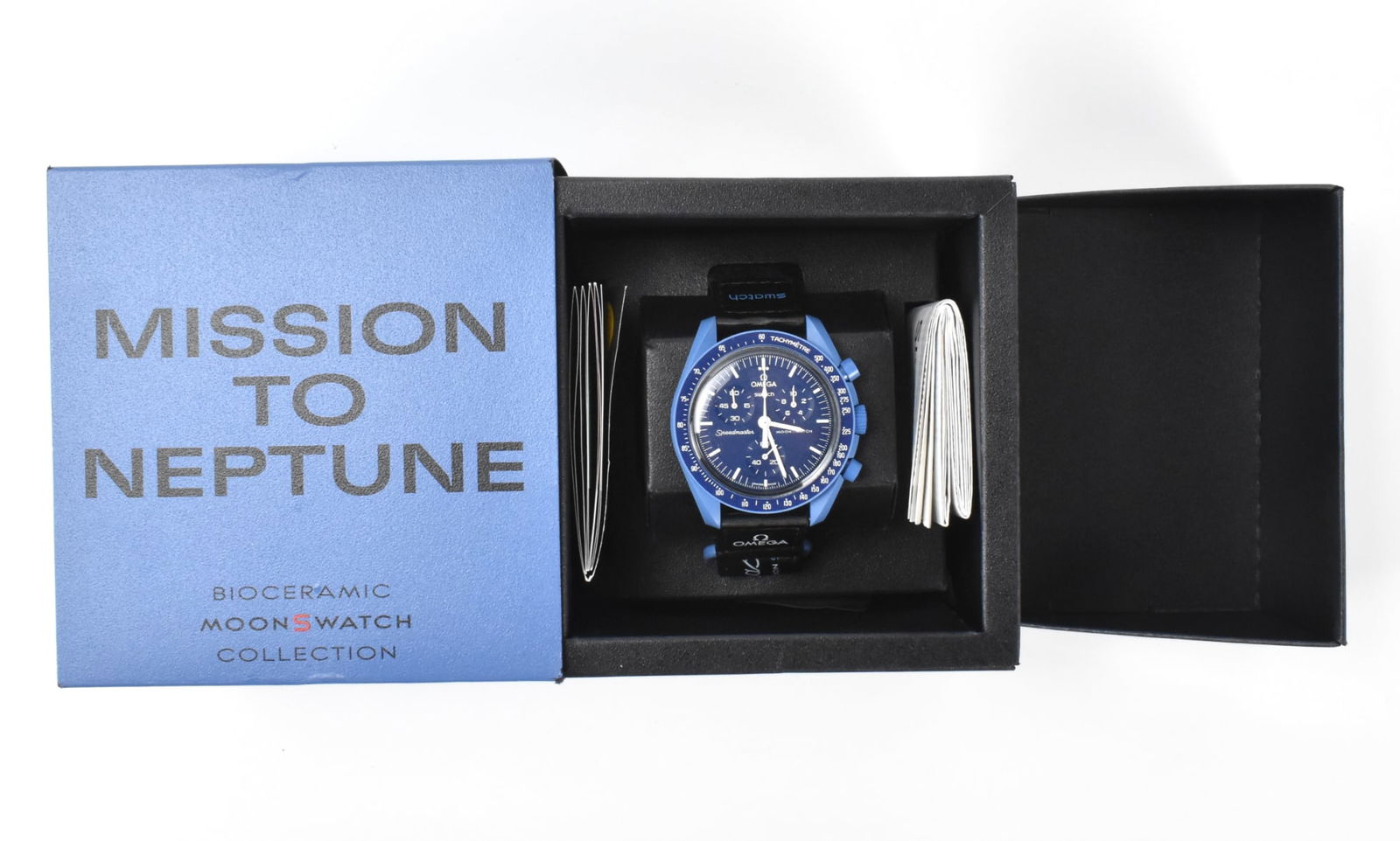 MoonSwatch Mission to Neptune Omega x Swatch Watch (1 of 10)