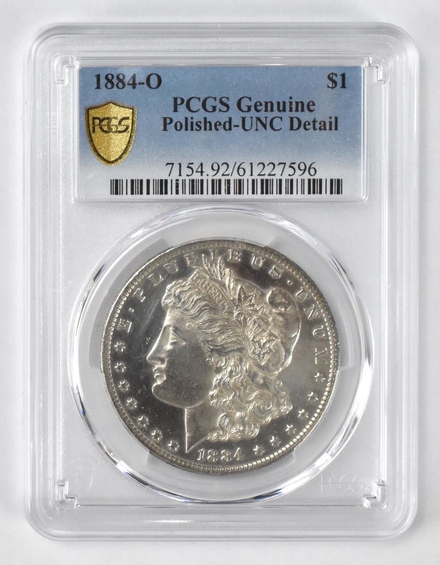 1884-O US Silver Dollar Polished-UNC Detail (1 of 5)