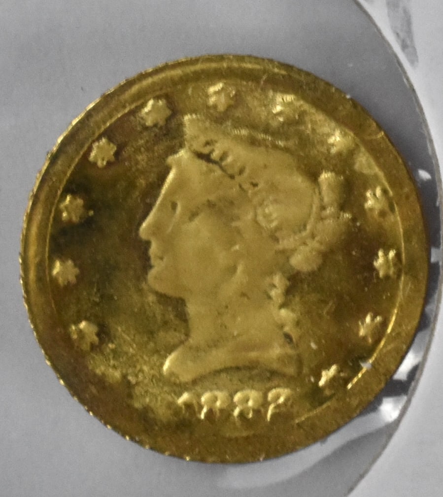 1882 US Liberty Gold Coin: 1882 US Liberty Gold Coin. Link to HD Natural Light photos:Click here for high resolution images