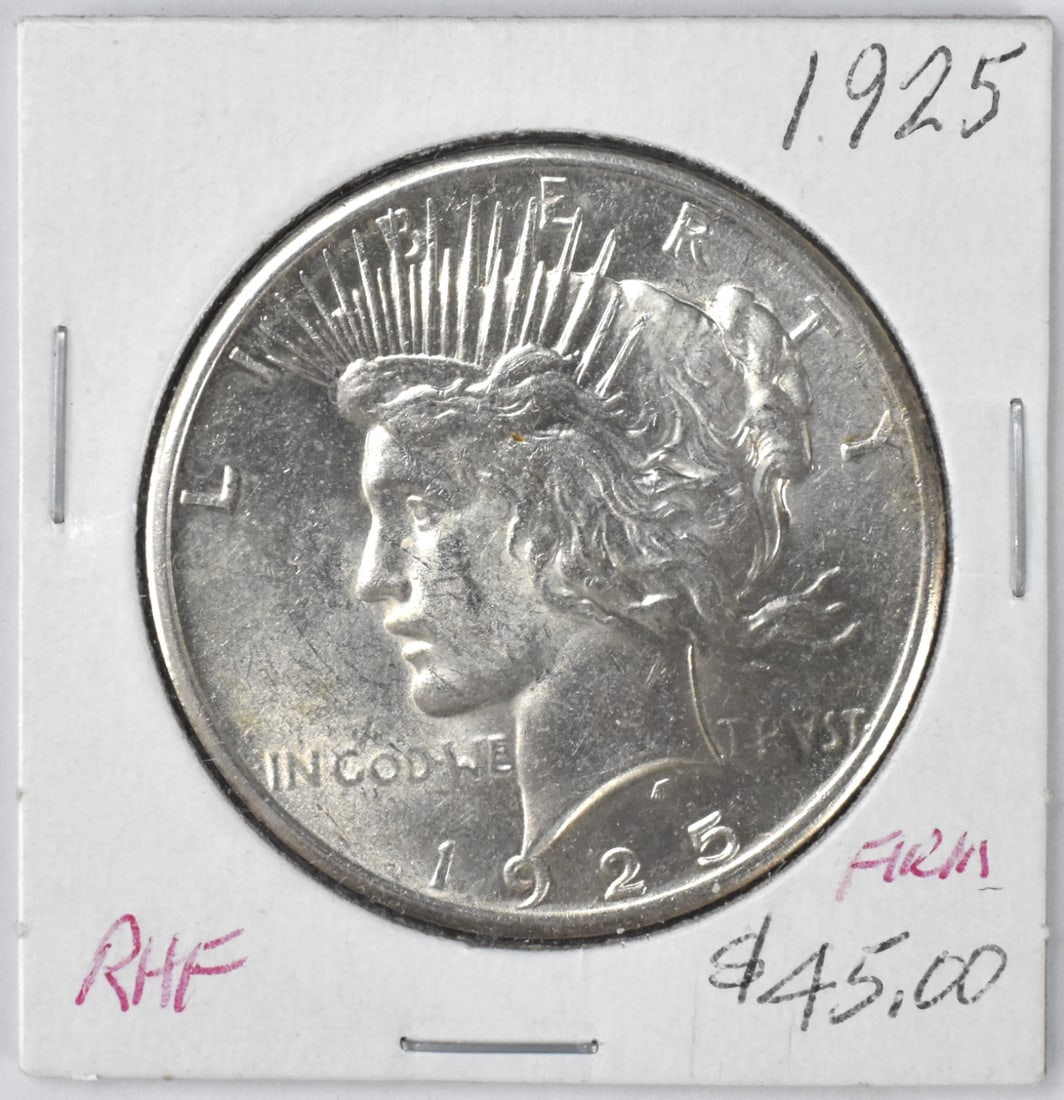 1925 US Silver Liberty Dollar Coin RHF (1 of 2)