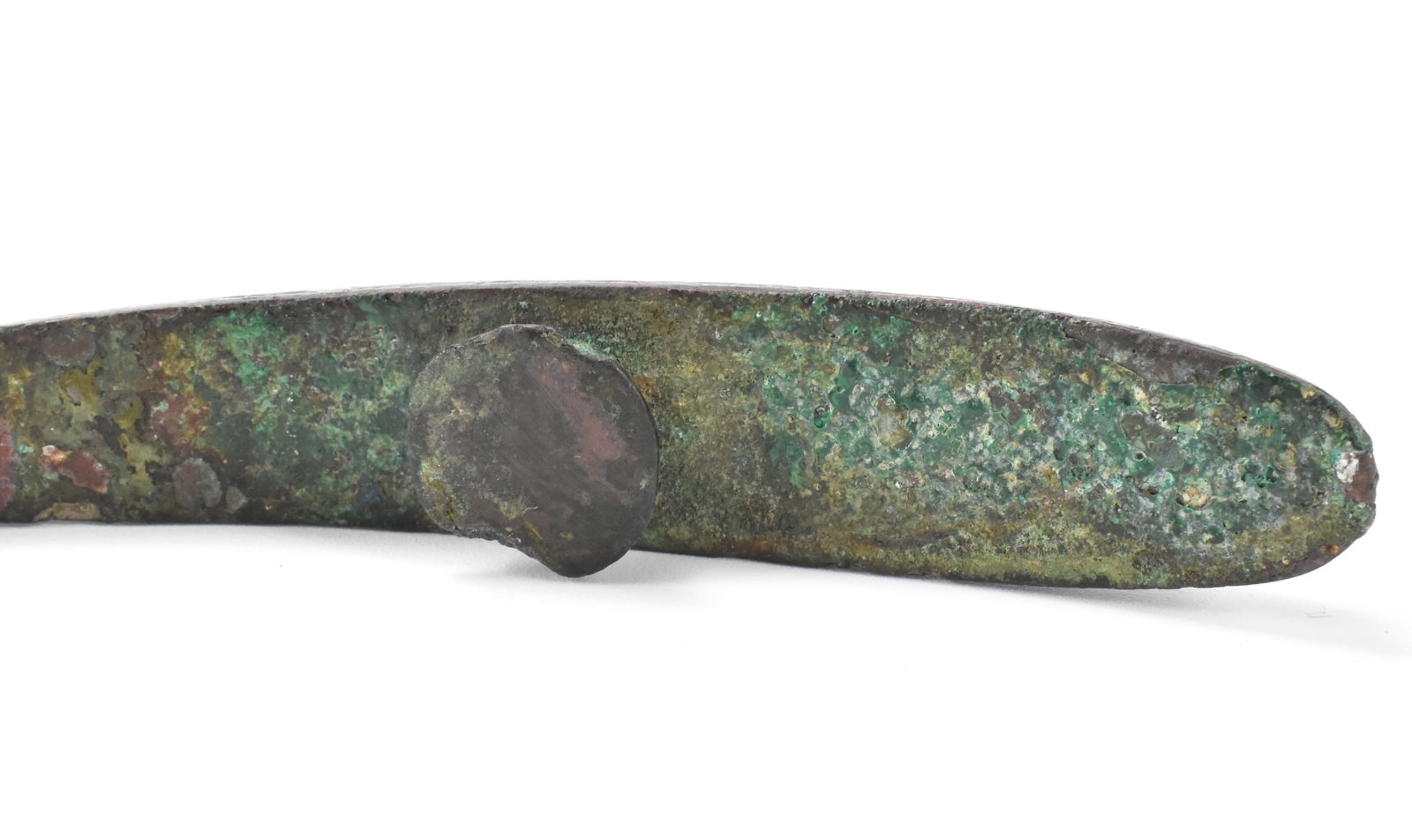 Bronze Dragon Hook w/ Silver Inlaid,Warring State - 7