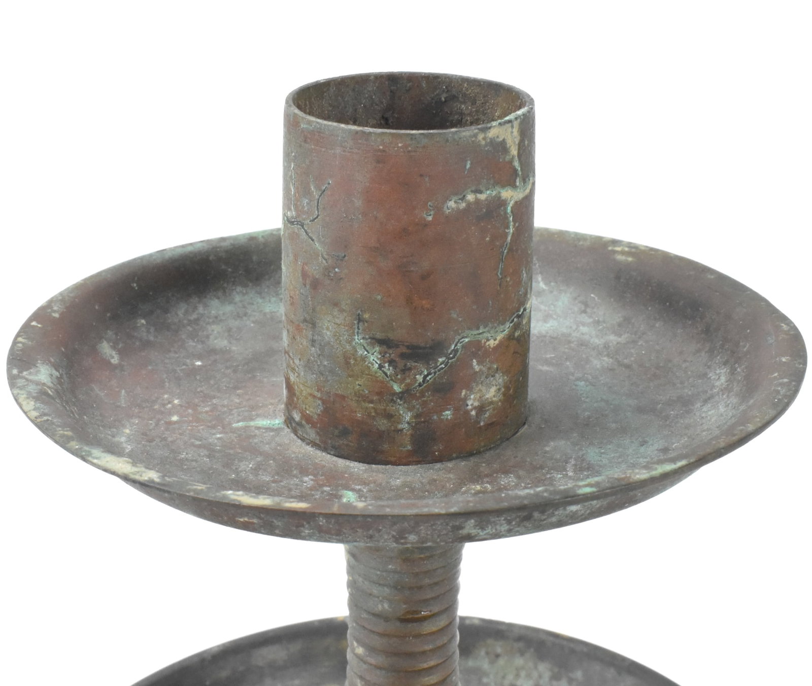 Chinese Bronze Candle Holder, Han Dynasty - 2