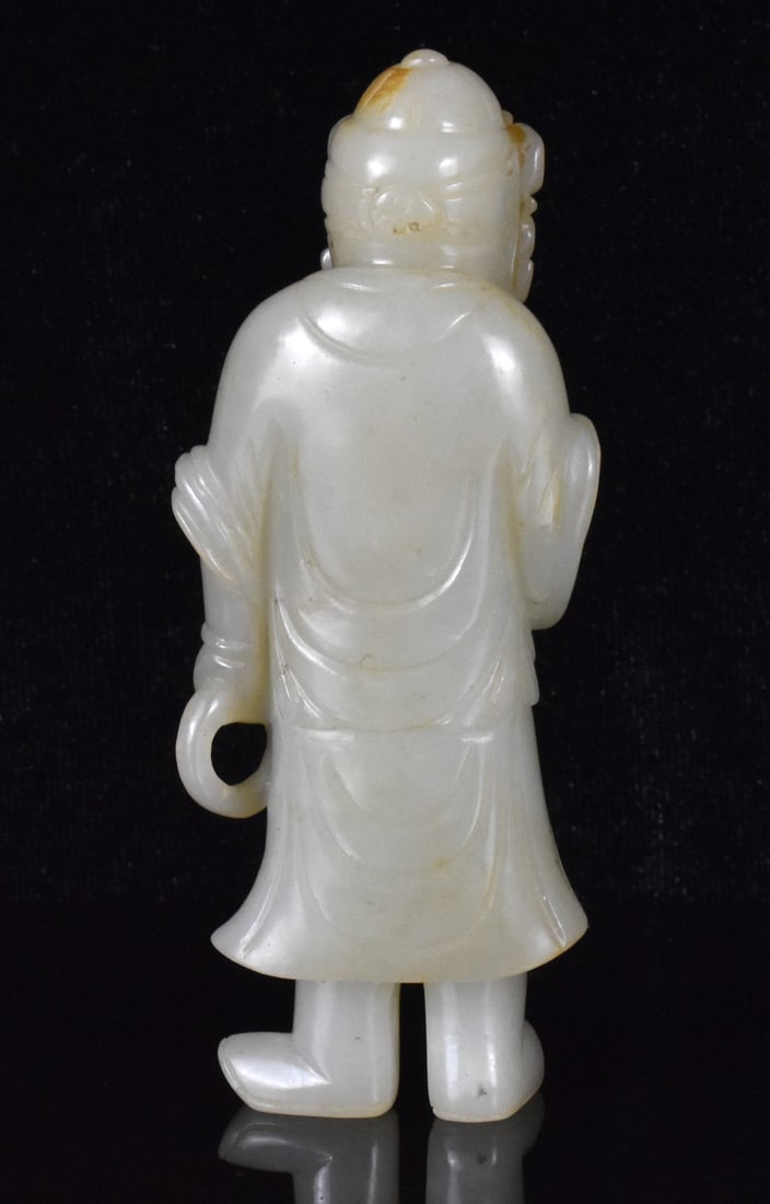 Chinese Jade Carved Warrior Figure, Qing Dynasty - 7