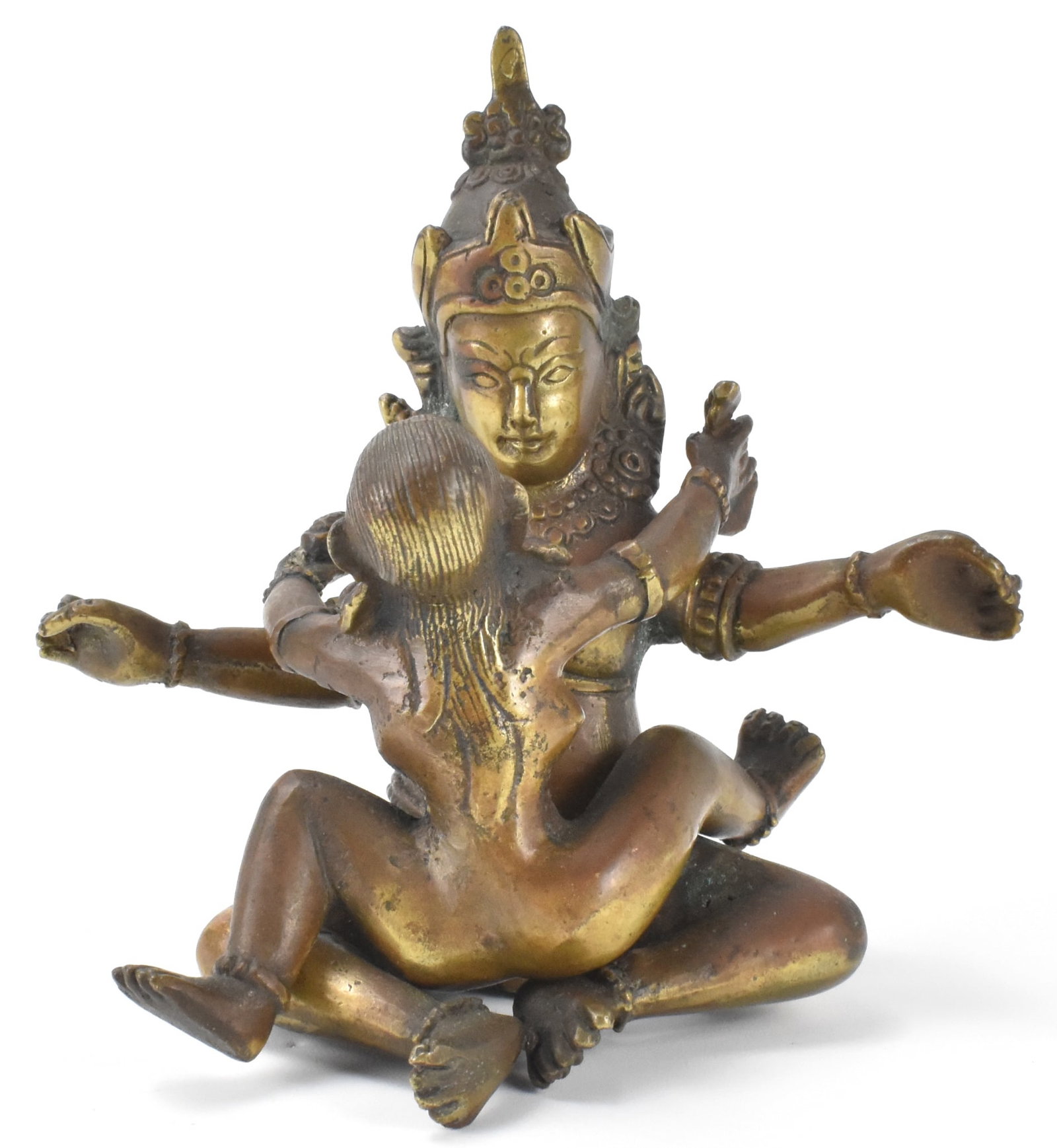 Tibetan Bronze Figure of Chakrasamvara, 17/18th C. (1 of 11)