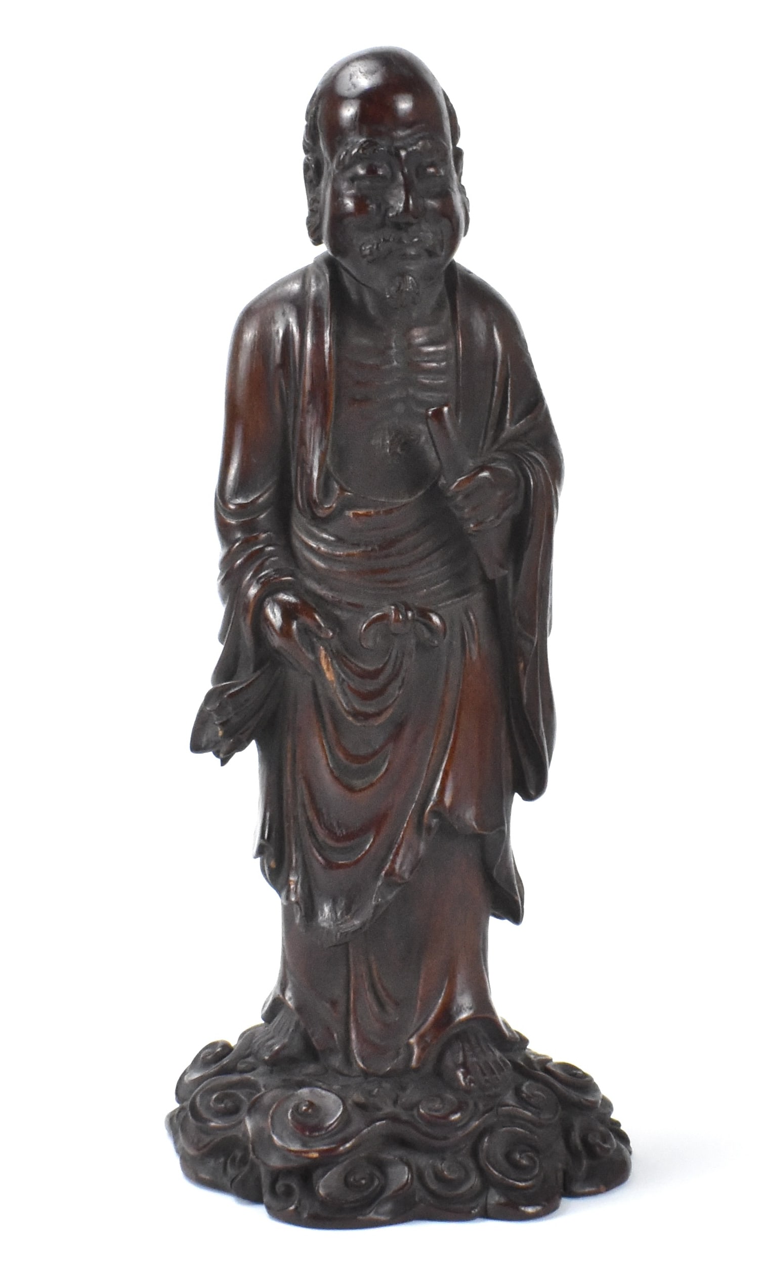 Chinese Chenxiang Wood Carved Luohan Figure,Qing D (1 of 11)