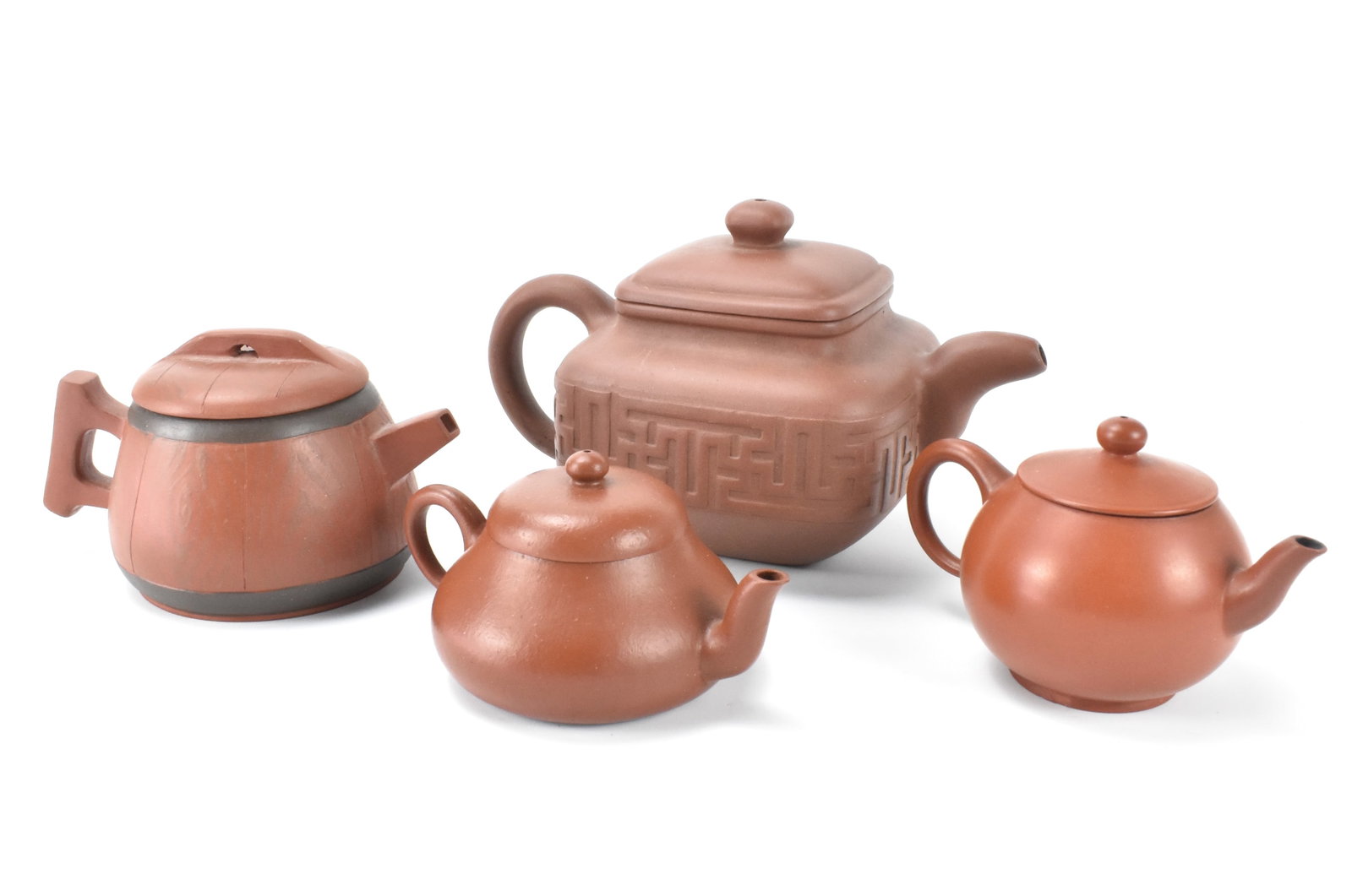 Group of 4 Chinese Zisha Teapot, ROC Period (1 of 16)