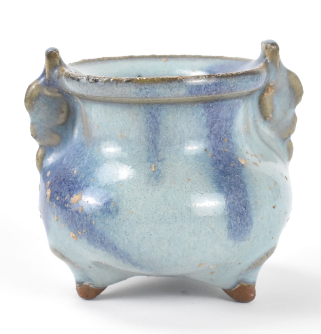 Small Chinese Jun Purple Splash Censer,Jin Dynasty (1 of 10)