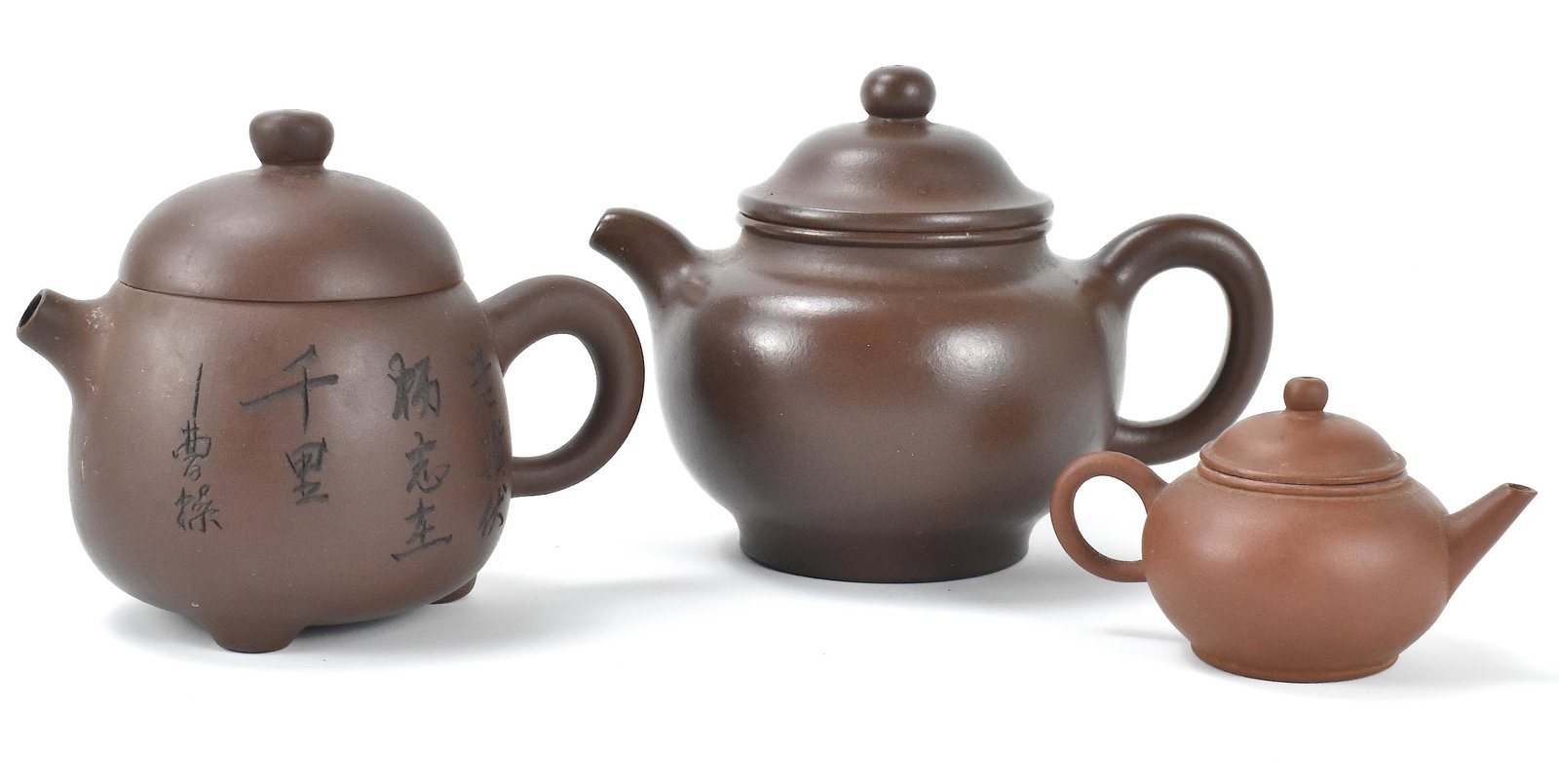 3 Chinese Yixing Zisha Teapot, ROC Period (1 of 16)