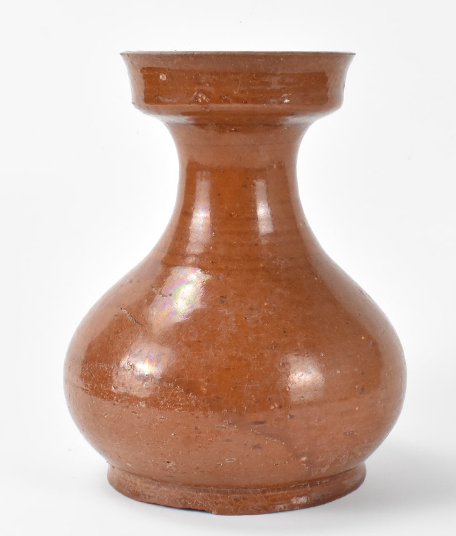 Chinese Straw Glazed Spittoon,Han - Six Dynasty (1 of 9)