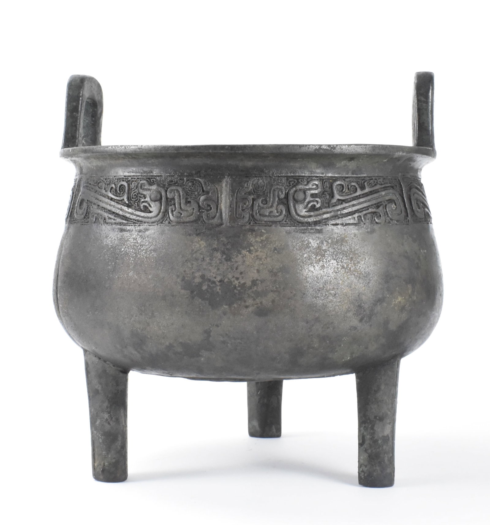 Chinese Archaic Bronze Vessel"Ding",Shang Dynasty (1 of 10)