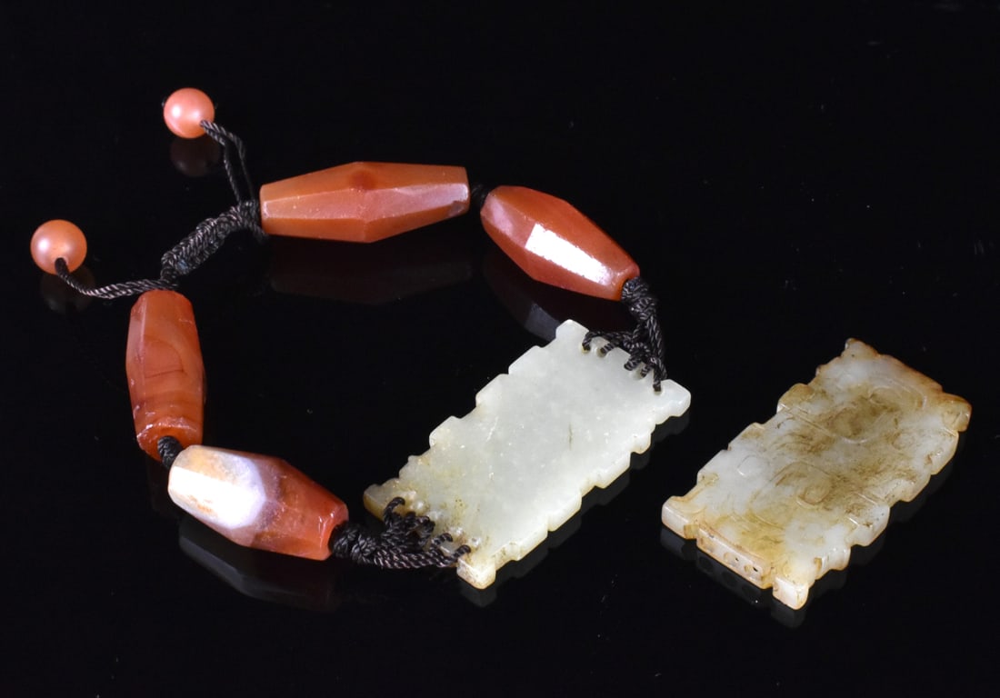 Pr. Chinese Archaic Jade Carved Plaque,West Zhou D