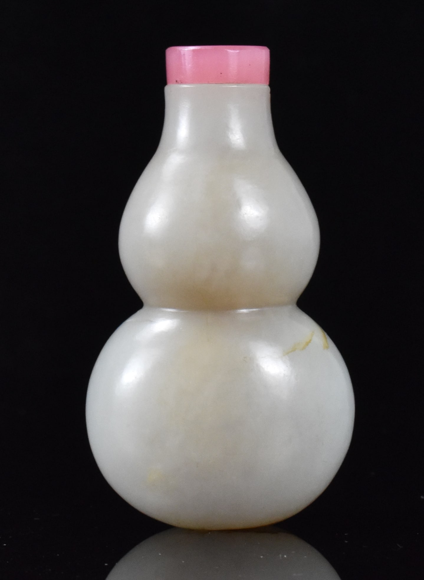 Chinese Jade Carved Gourd Shape Snuff Bottle,Qing (1 of 10)