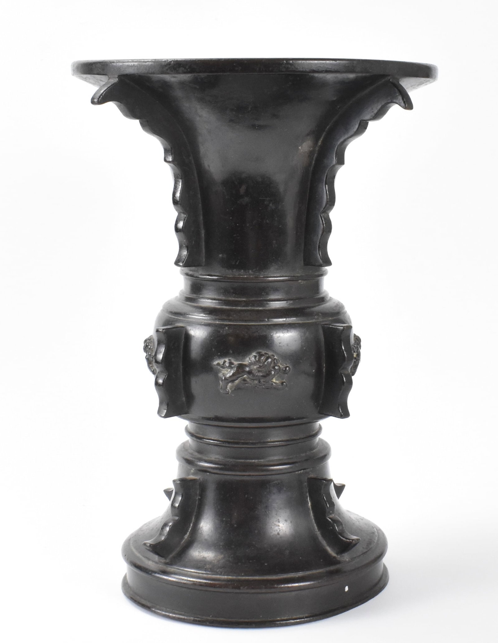 Chinese Archaistic Bronze Vase,Zun,Ming Dynasty (1 of 13)