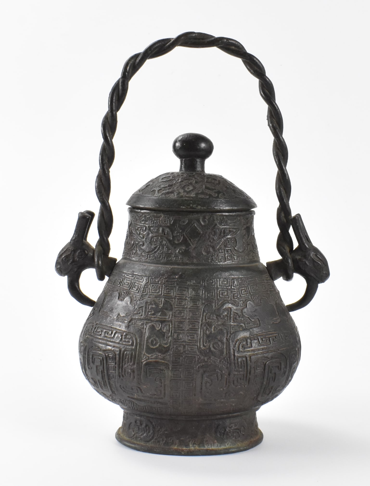 Chinese Archaic Bronze Vessel"You",Ming Dynasty (1 of 13)
