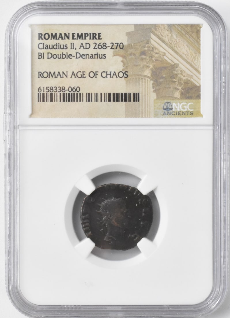 Roman Empire Claudius II Dble Denarius, AD268-270