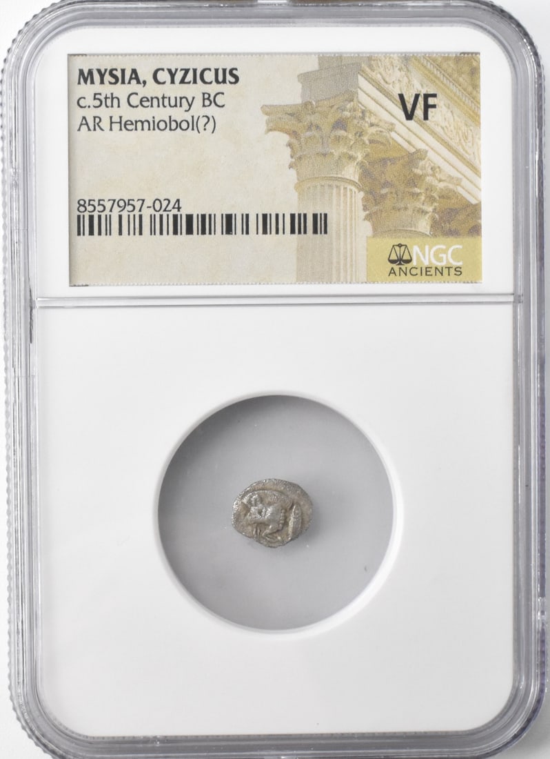 Silver Ancient Coin Cyzicus Mysia 5th C. BC