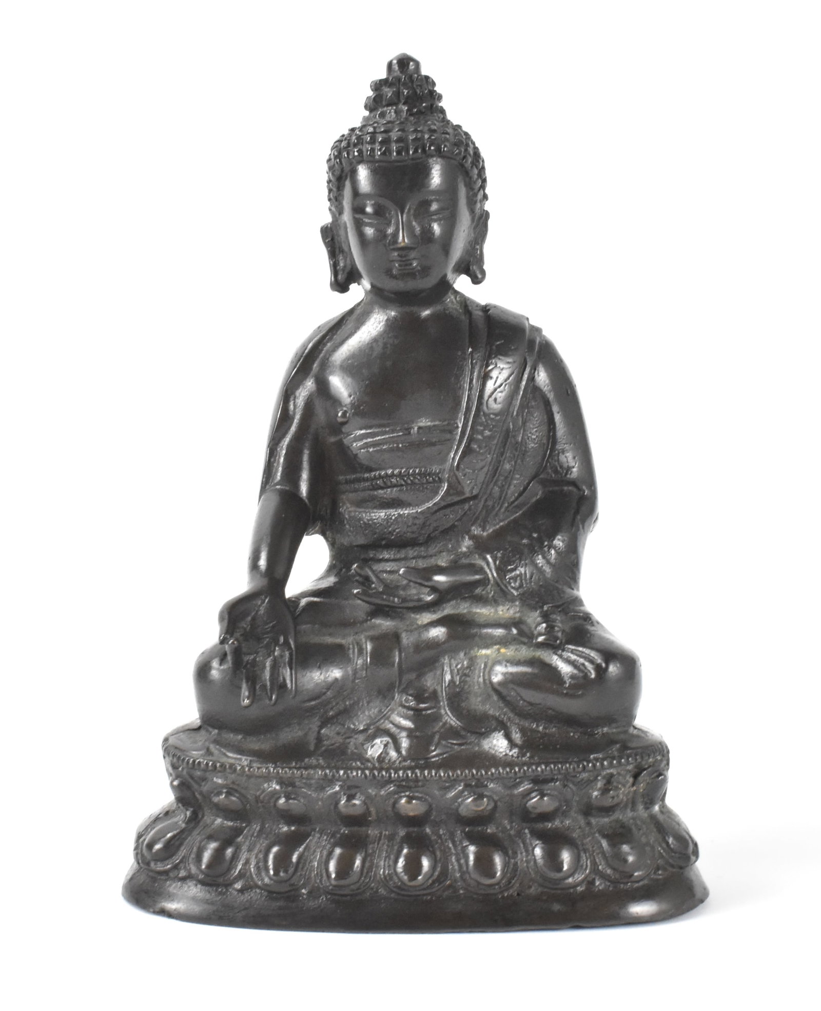 Chinese Bronze Cast Buddha Figure, 19th C. (1 of 10)
