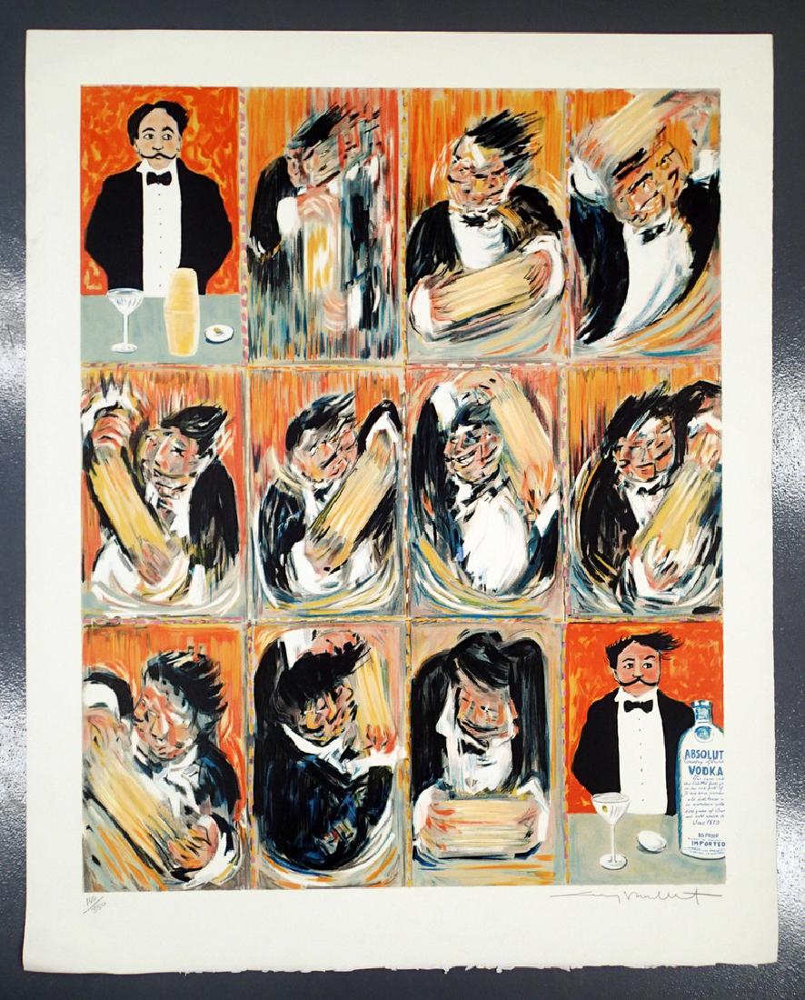 Guy BUFFET Absolut Vodka Martini Yes, Signed 150/300 (1 of 4)