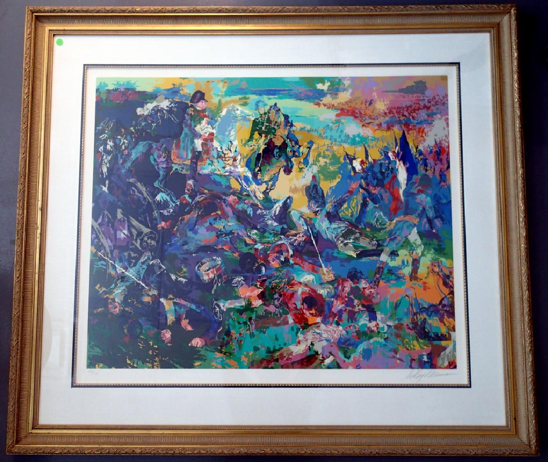 LeRoy NEIMAN Signed Framed NAPOLEON AT WATERLOO (1 of 1)