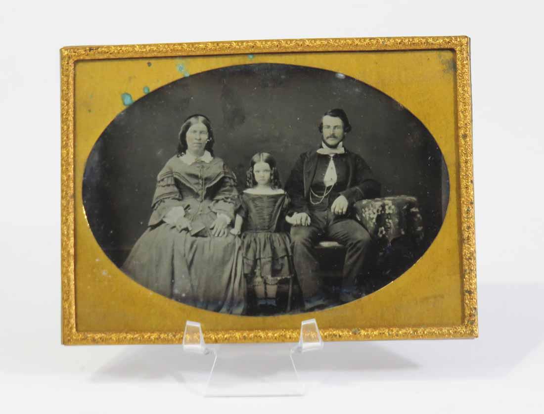 HALF PLATE AMBROTYPE OF A FAMILY (1 of 4)