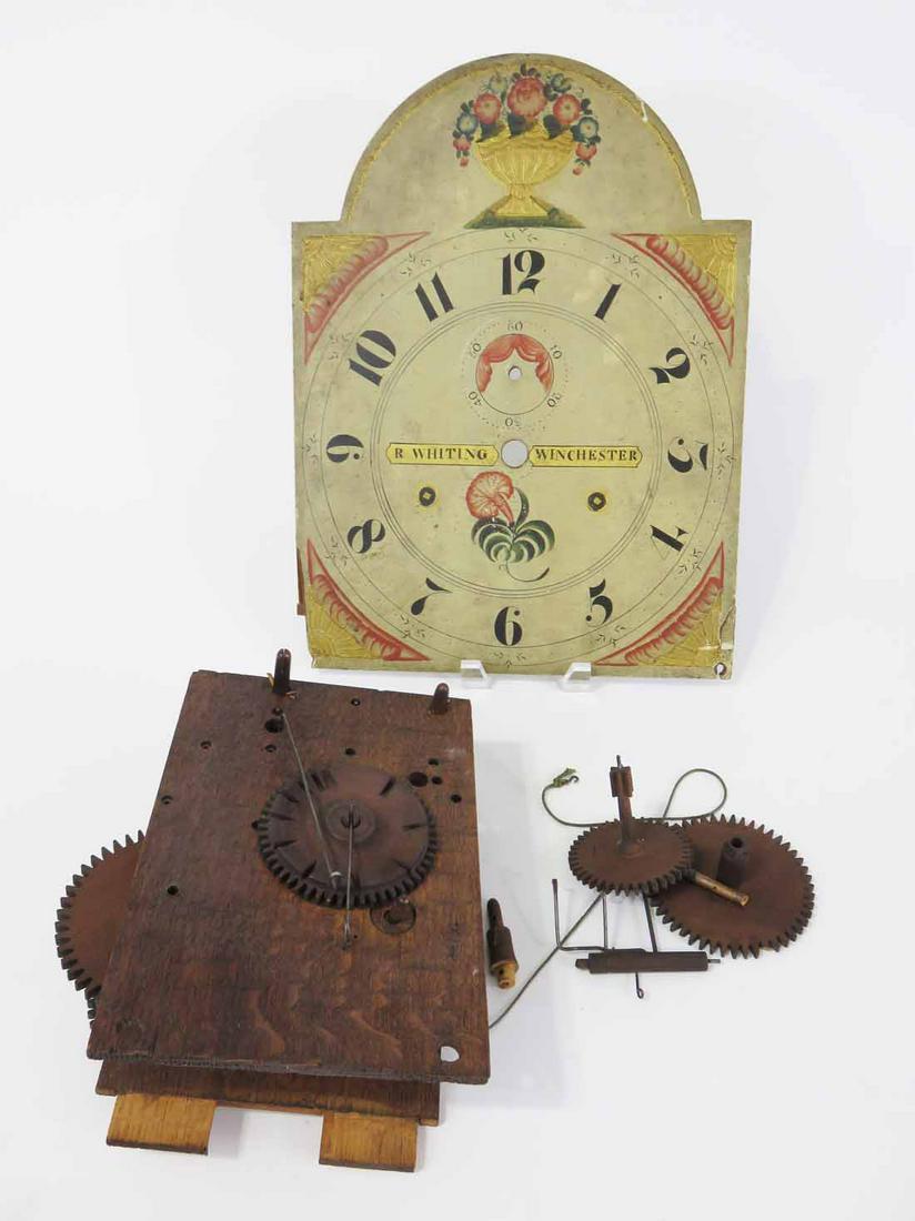 RILEY WHITING CLOCK DIAL AND MOVEMENT (1 of 3)