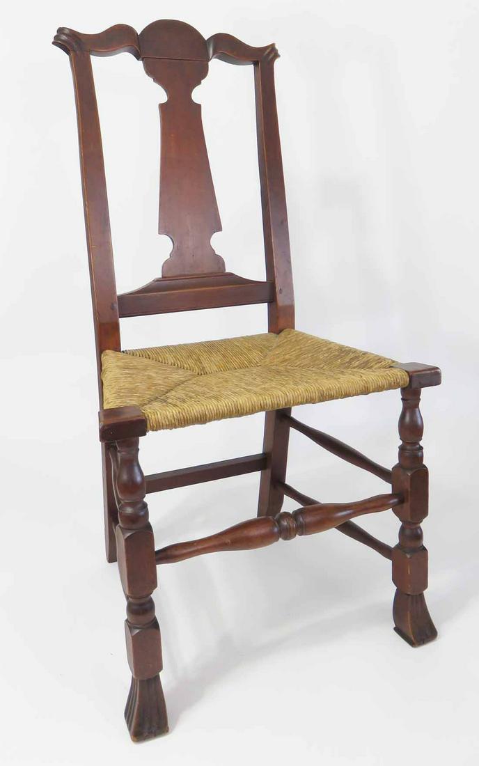 NEW ENGLAND QUEEN ANNE CHAIR (1 of 3)
