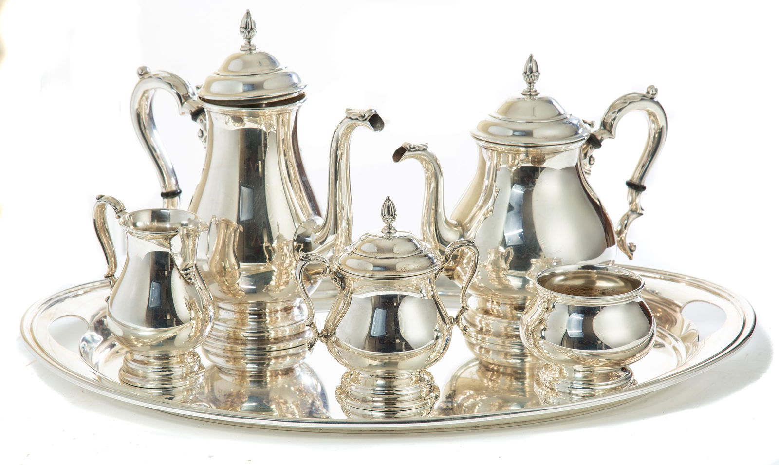 STERLING SILVER TEA SET (1 of 5)