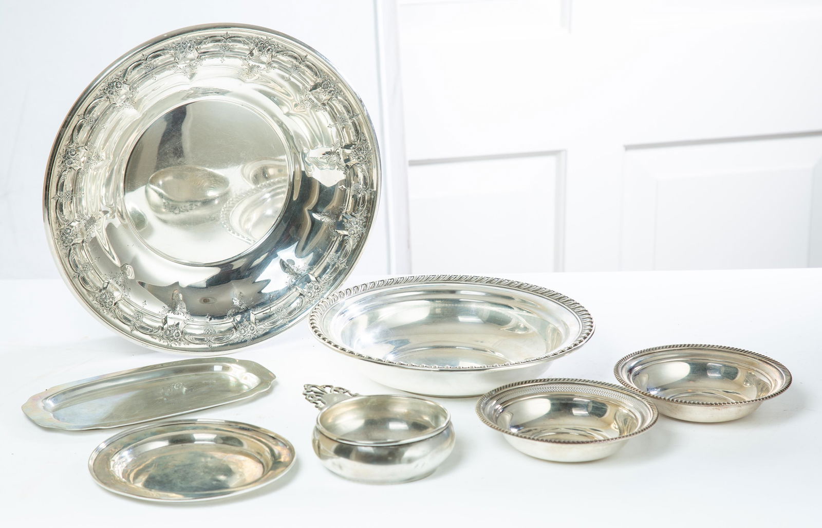 SMALL GROUP OF STERLING HOLLOWWARE (1 of 10)