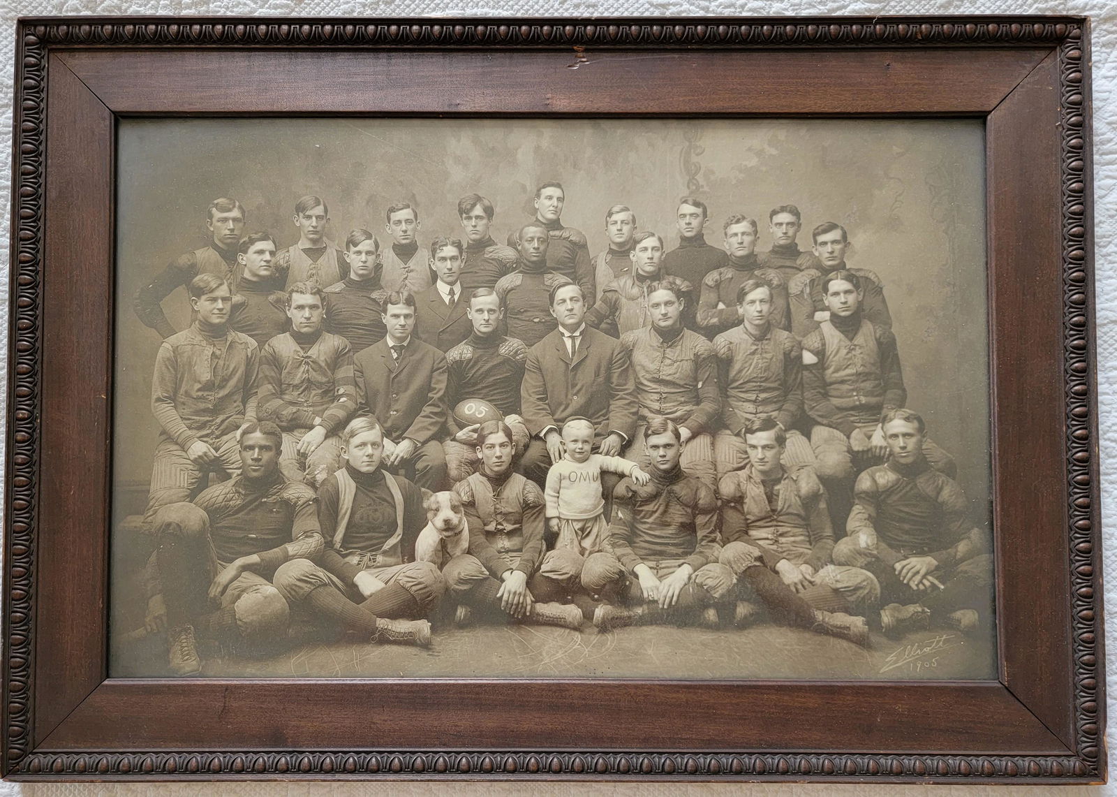 PHOTO OF THE OHIO MEDICAL UNIVERSITY FOOTBALL TEAM (1 of 3)