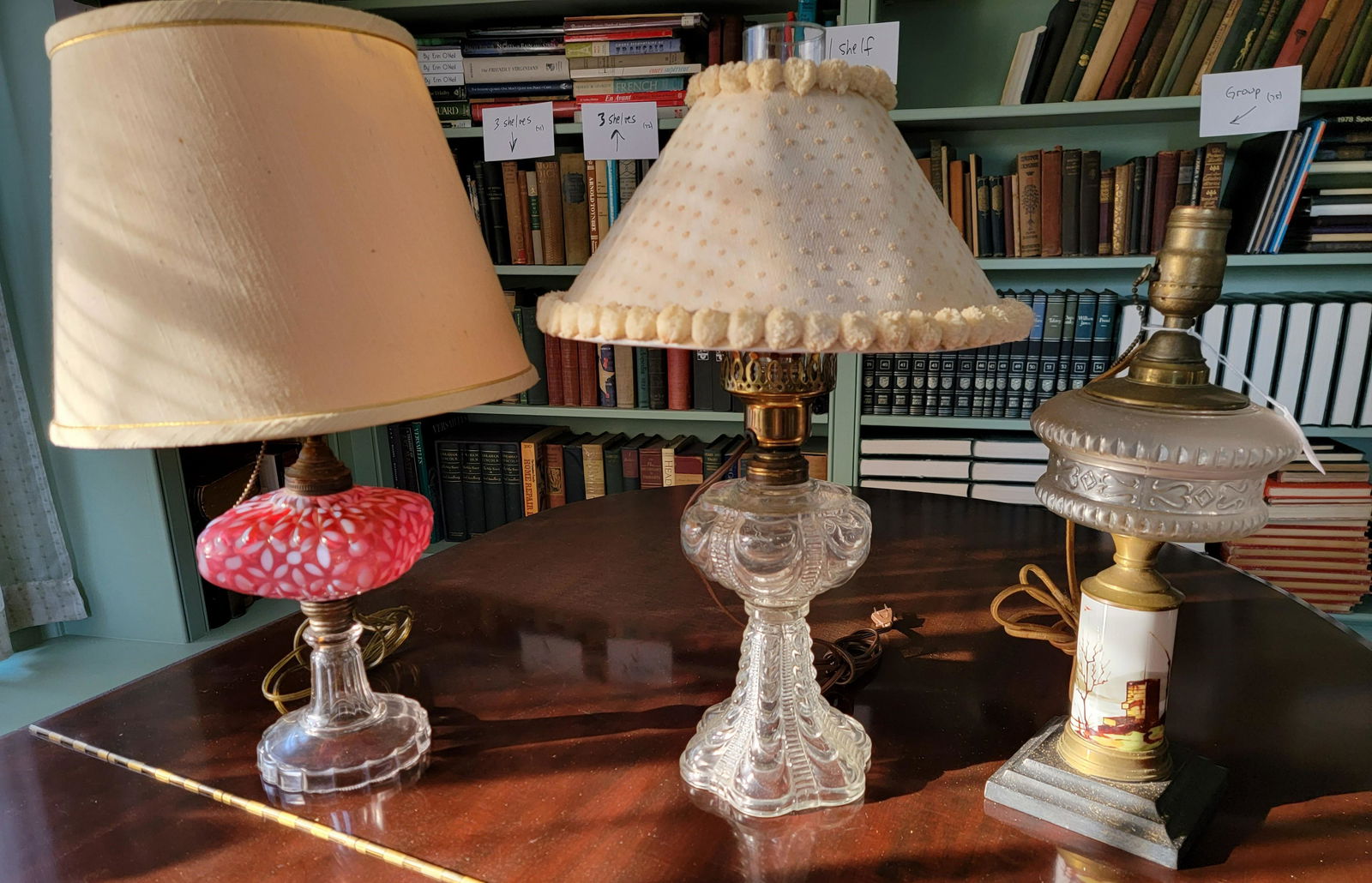 THREE OIL LAMPS (1 of 5)