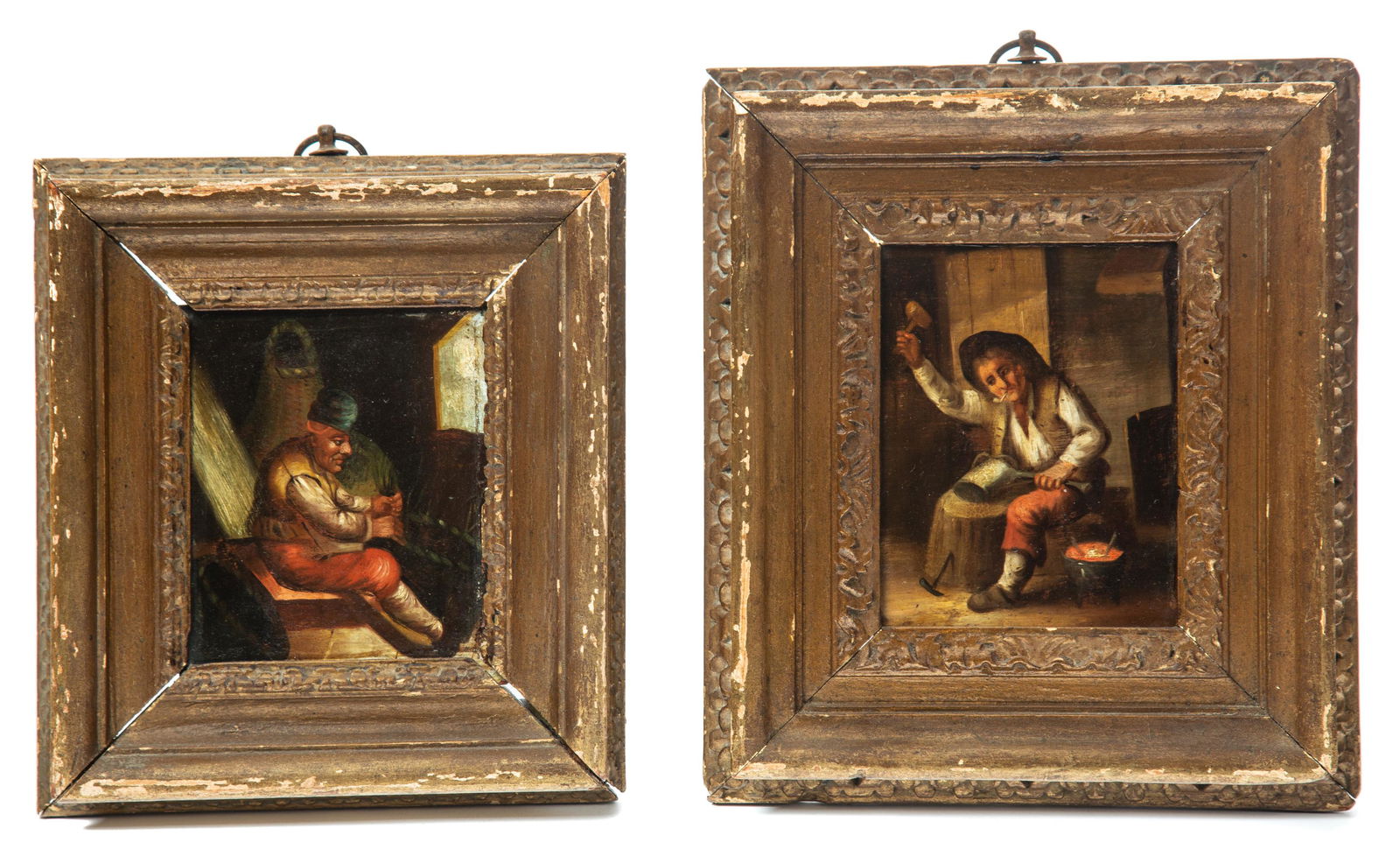 TWO MINIATURE PORTRAITS OF ARTISANS (1 of 4)