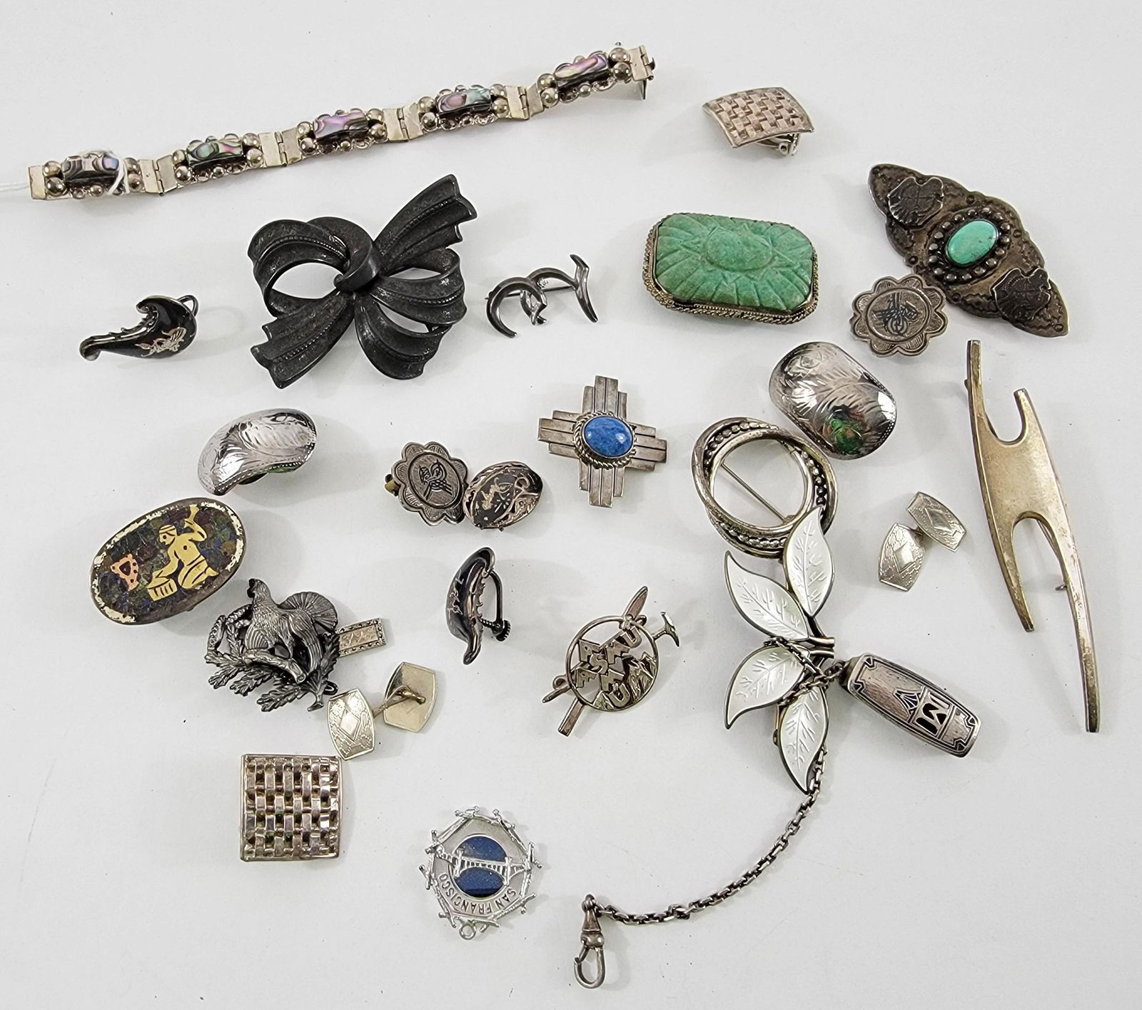 GROUP OF VINTAGE STERLING JEWELRY (1 of 5)